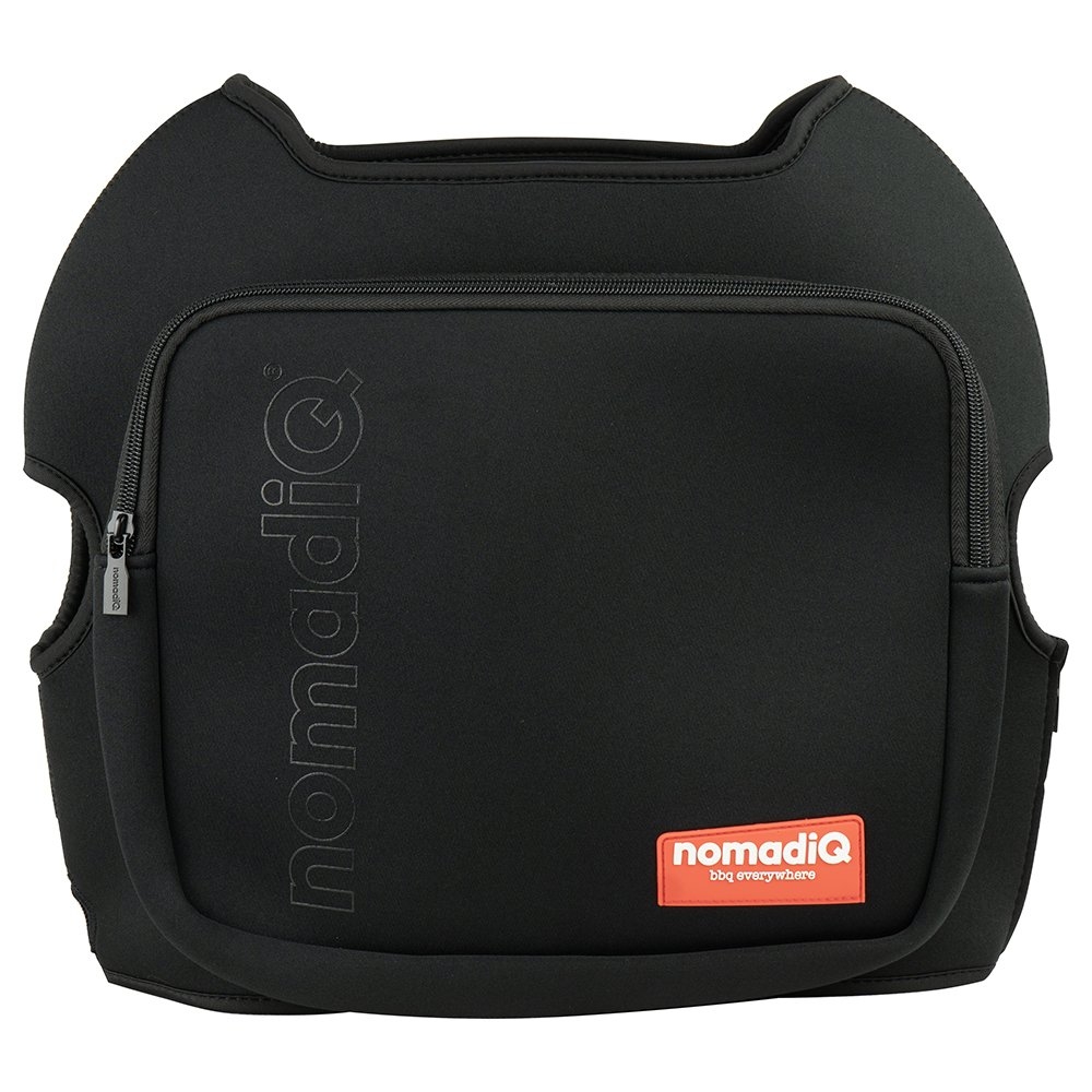 nomadiQ BBQ Protective Cover with Storage Pocket Black