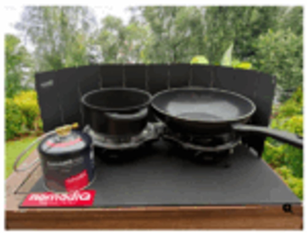 nomadiQ Stove Wind Screen Black