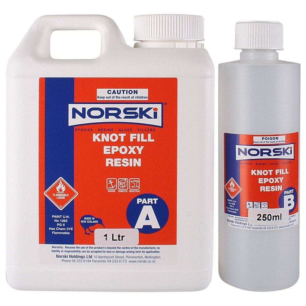 Norski Epoxy Knot Fill Resin 1.25L