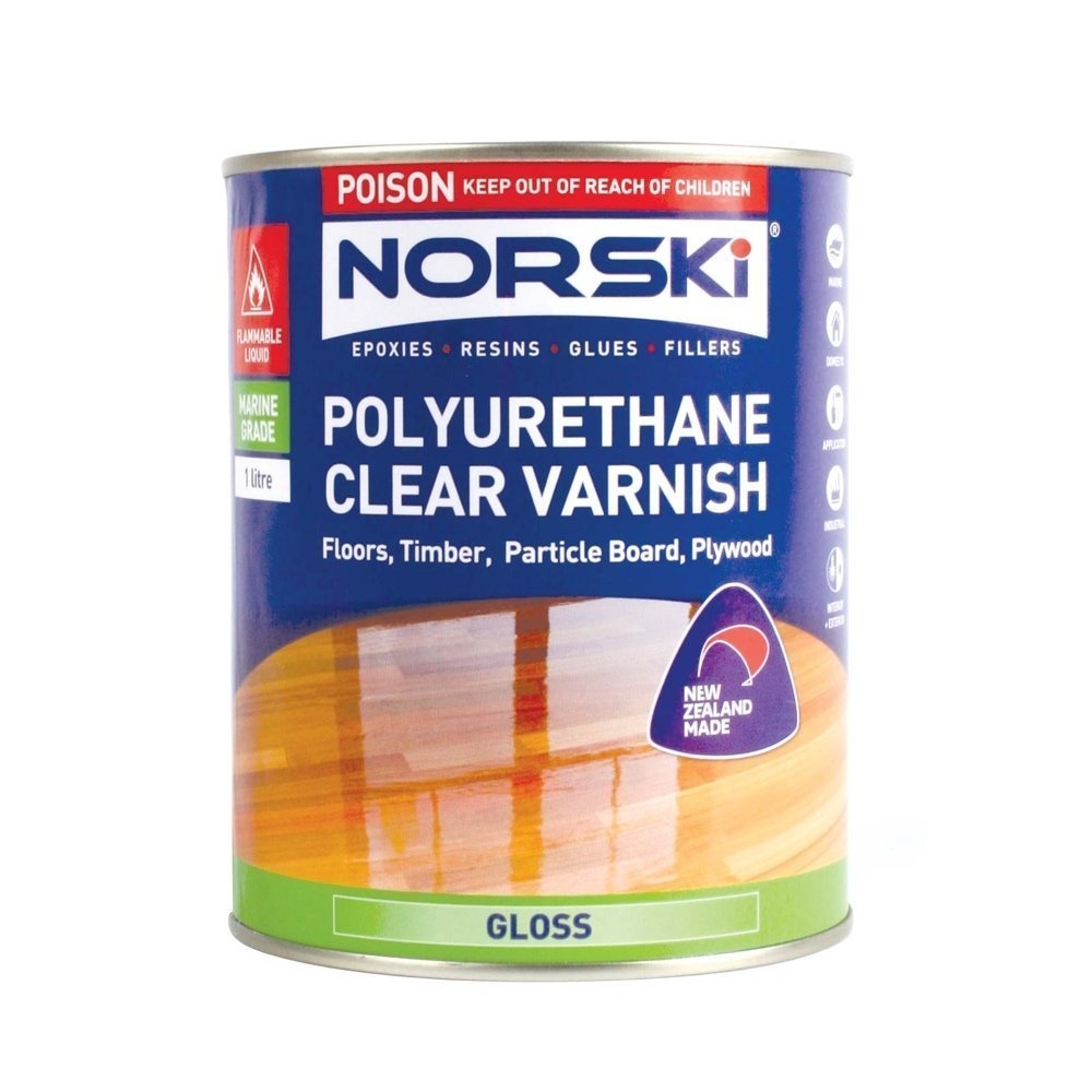 Norski Polyurethane Clear Wood Varnish (Gloss)