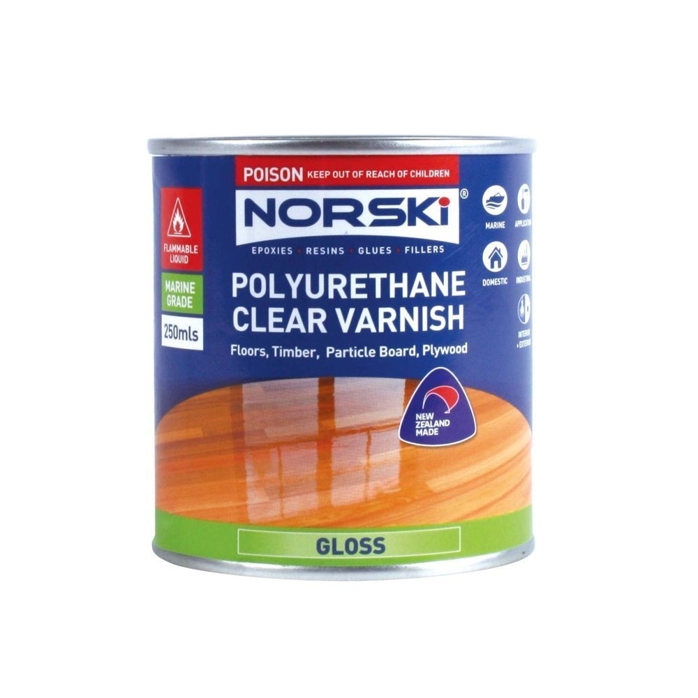 Norski Polyurethane Clear Wood Varnish (Gloss)