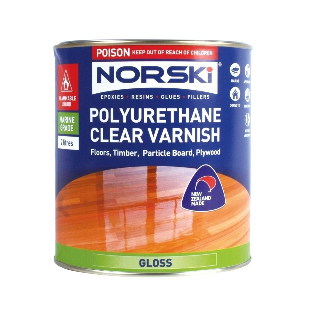 Norski Polyurethane Clear Wood Varnish (Gloss) 2L