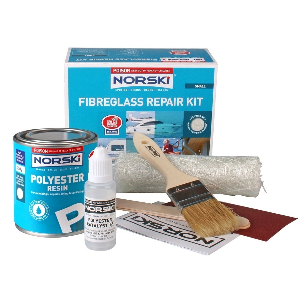 Norski No. 1 Polyester Fibreglass Repair Kit Small
