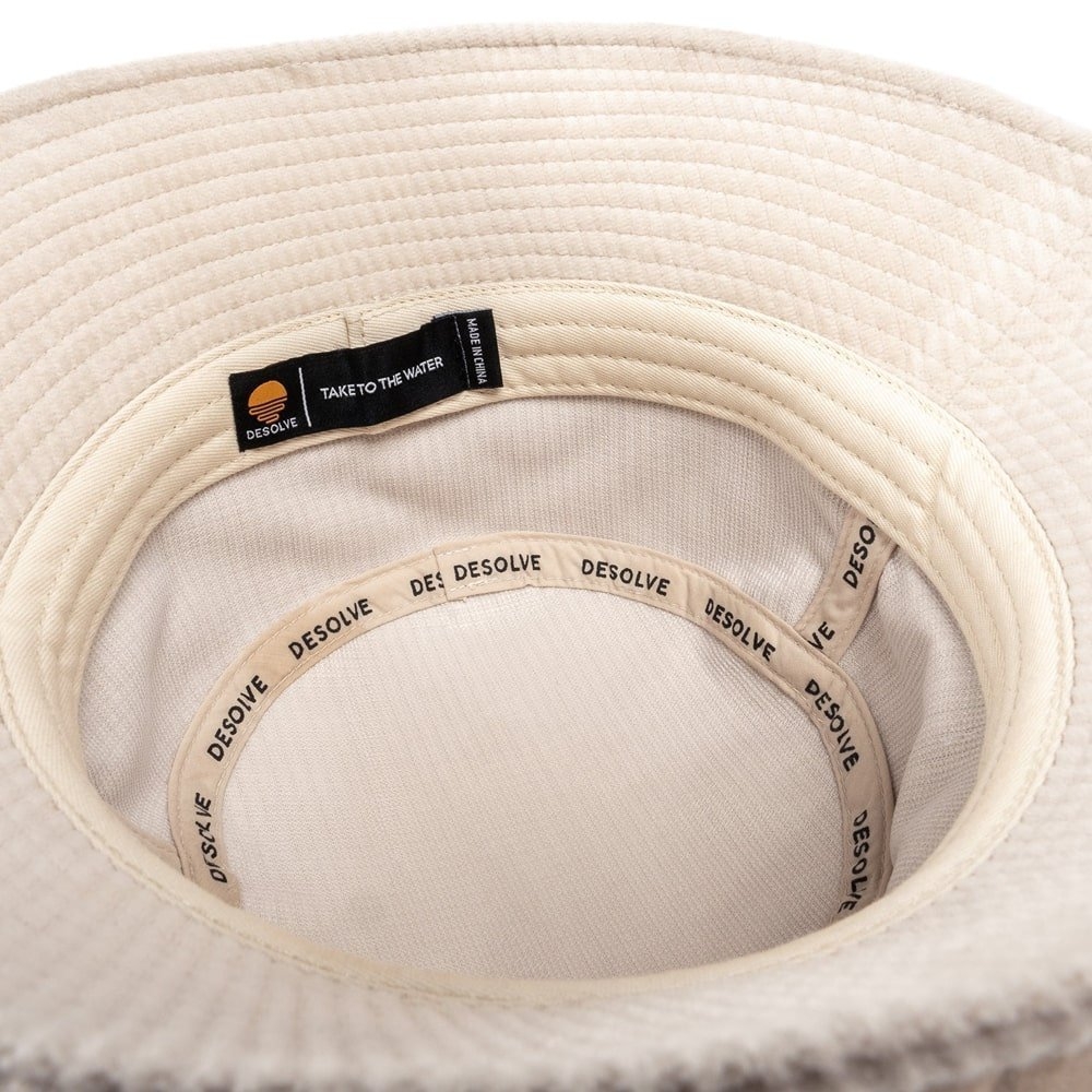 Desolve Noughties Bucket Hat Womens Oat
