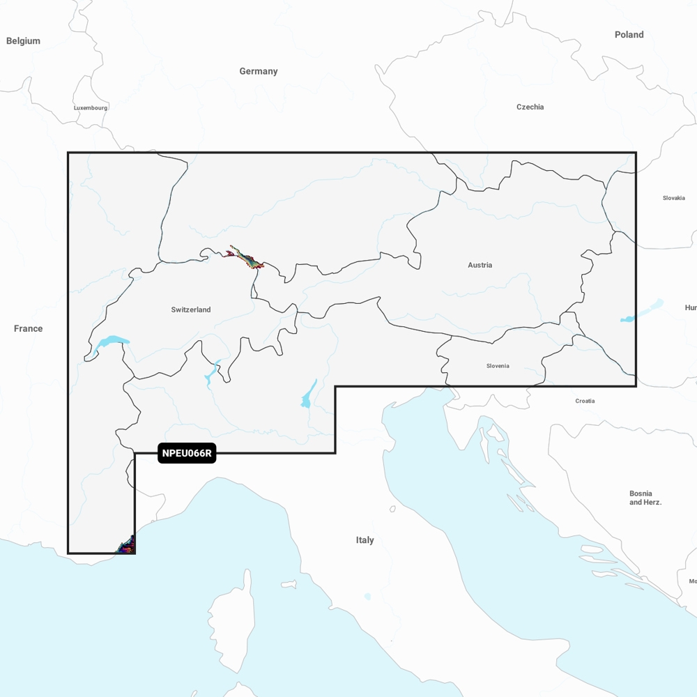 Navionics Platinum Plus Chart Card Alpine Lakes and Rivers
