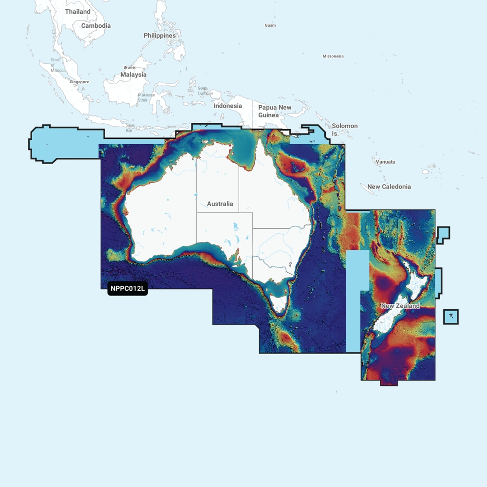 Navionics Platinum Plus Chart Card Australia and New Zealand