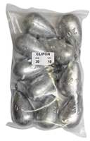 Clip-On Swivel Sinkers Bulk Pack 20oz Qty 10 Thumbnail Clip-On Swivel Sinkers Bulk Pack 20oz Qty 10