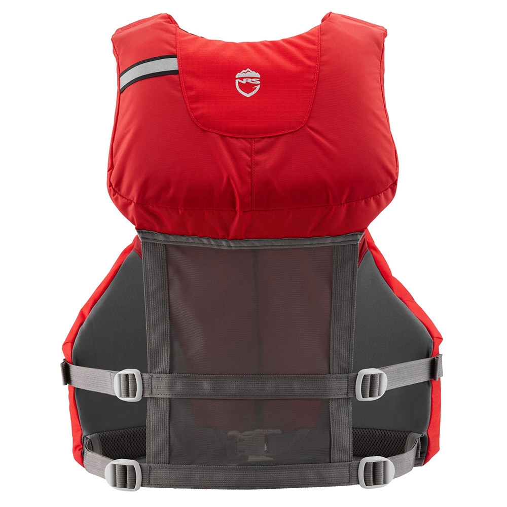 NRS Chinook Mesh Back USCG Type III Fishing PFD Red