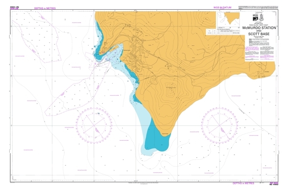 NZ 14902 McMurdo Station and Scott Base Chart