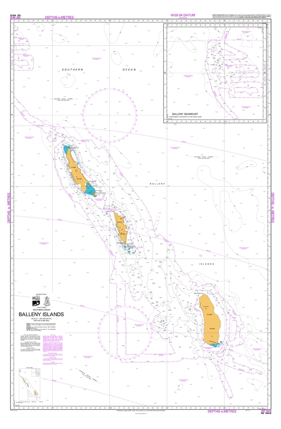 NZ 14912 Balleny Islands Chart