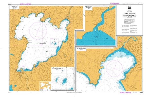 NZ 232 Lake Taupo (Taupomoana) Chart