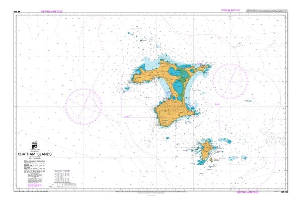 NZ 268 Chatham Islands Chart