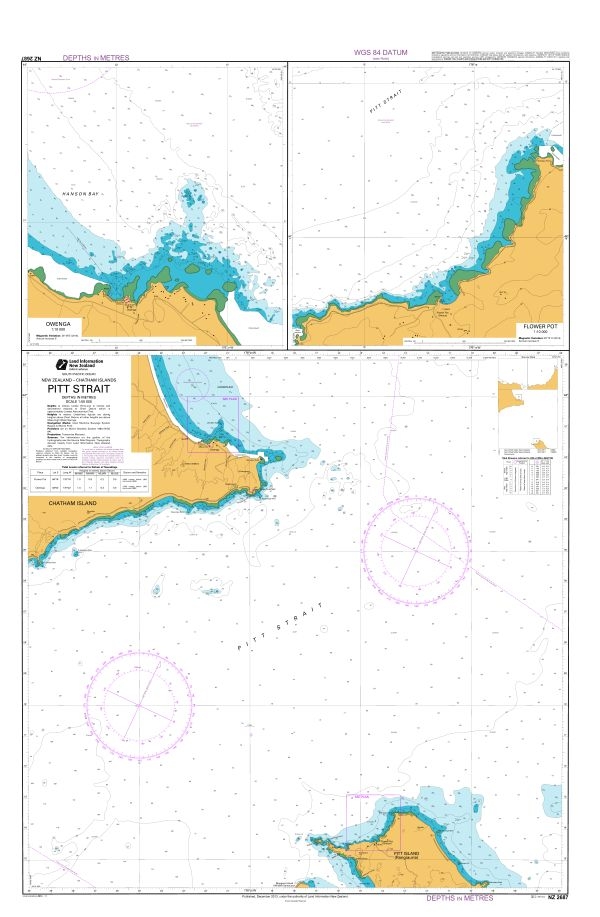 NZ 2687 Pitt Strait Chart