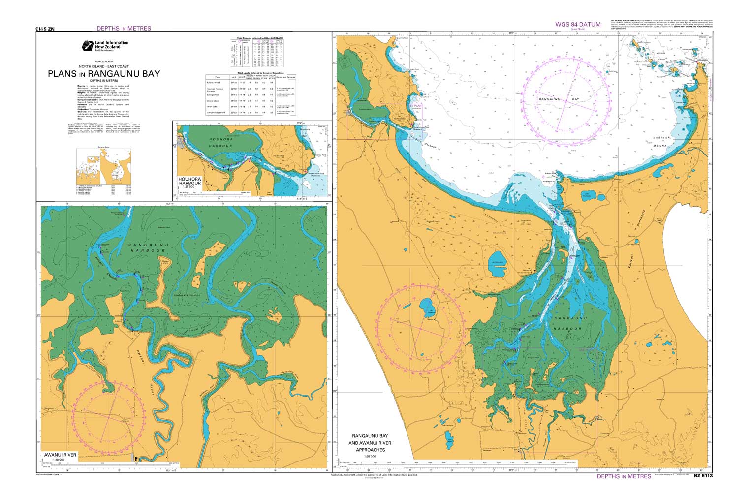 NZ 5113 Plans in Rangaunu Bay Chart
