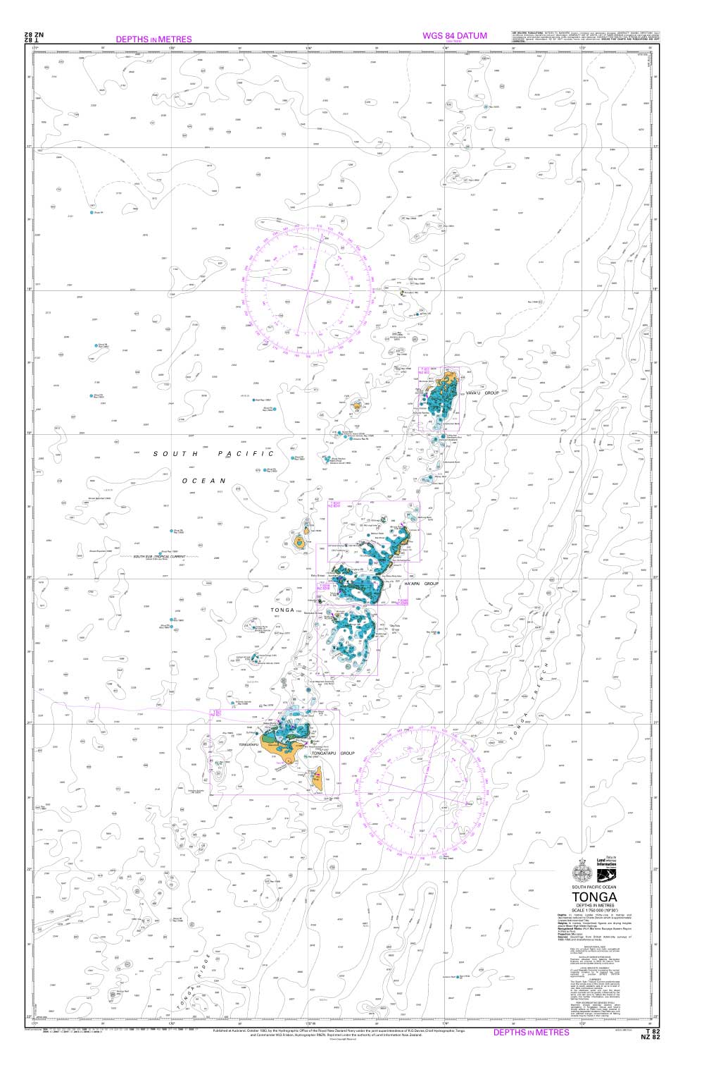 NZ 82 Tonga Chart