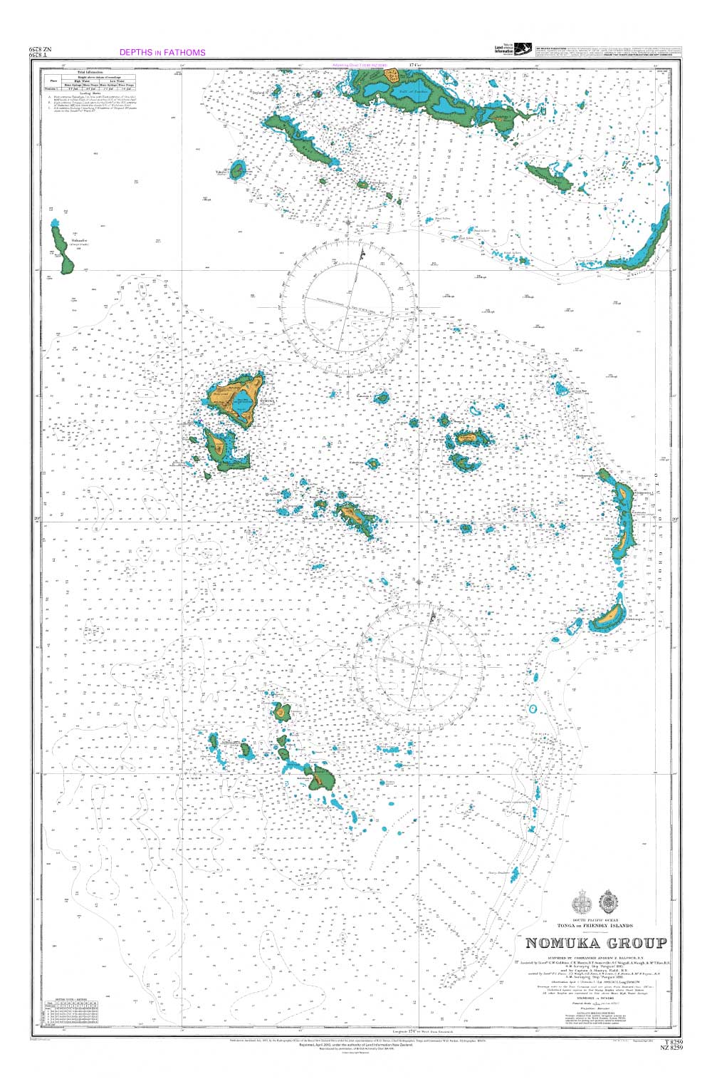 NZ 8259 Nomuka Group Chart