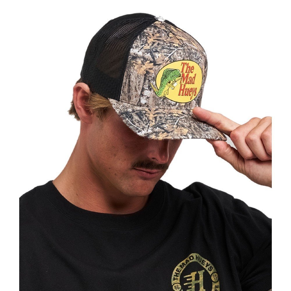 The Mad Hueys Pro Hueys Twill Trucker Cap Woodland