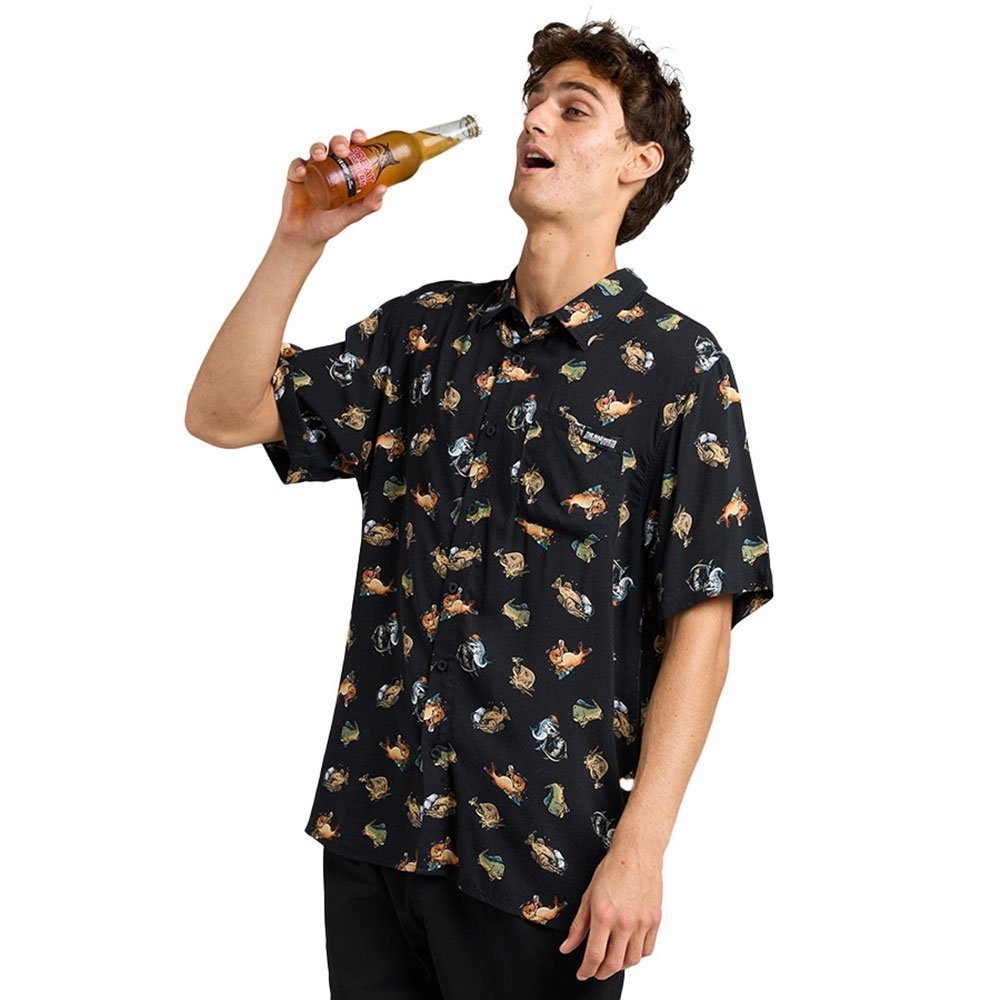 The Mad Hueys Drink Like A Fish Button-Up Shirt