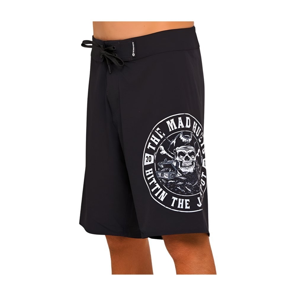 The Mad Hueys Hittin The Jackpot Mens Boardshorts Black