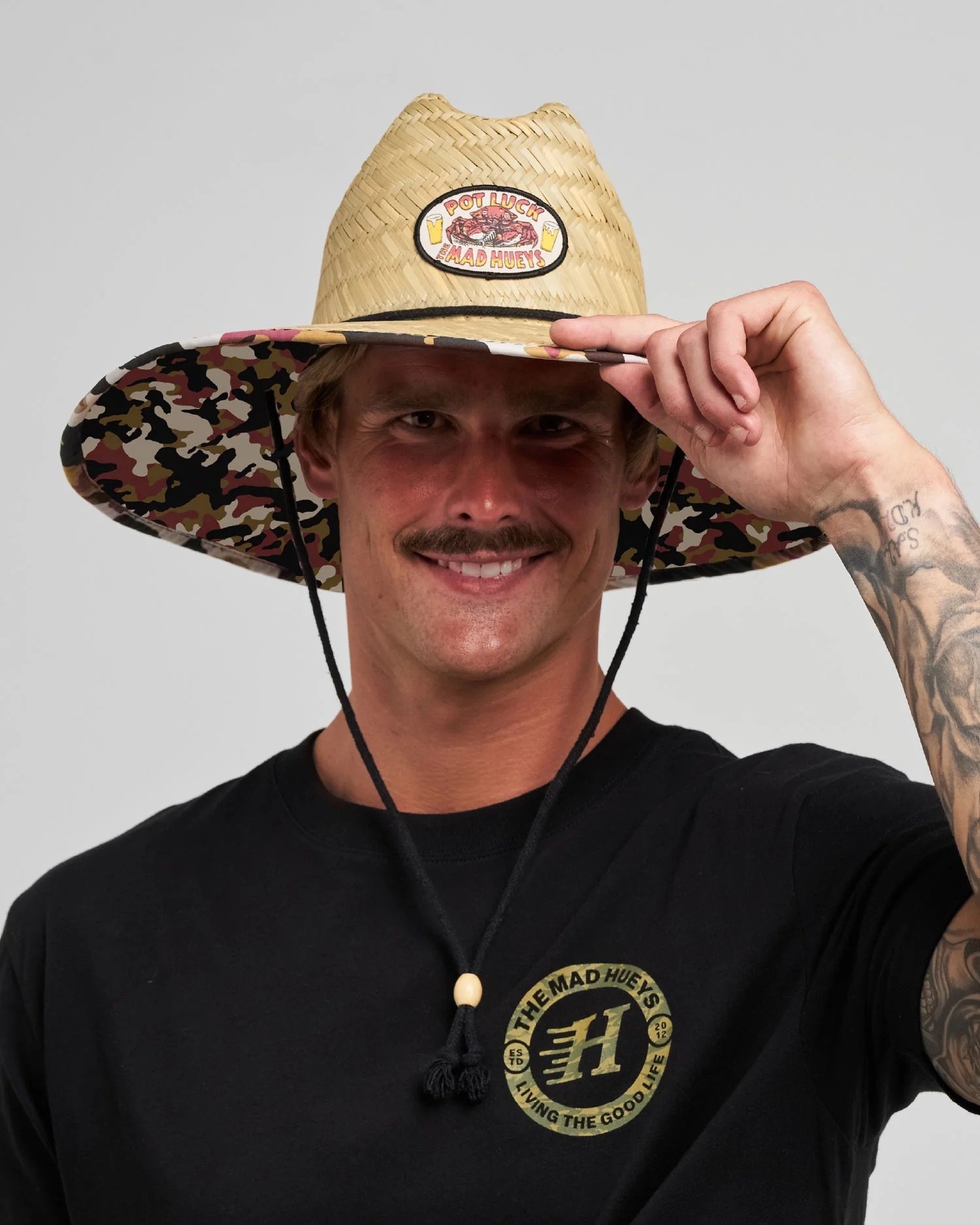 The Mad Hueys Pot Luck Straw Hat