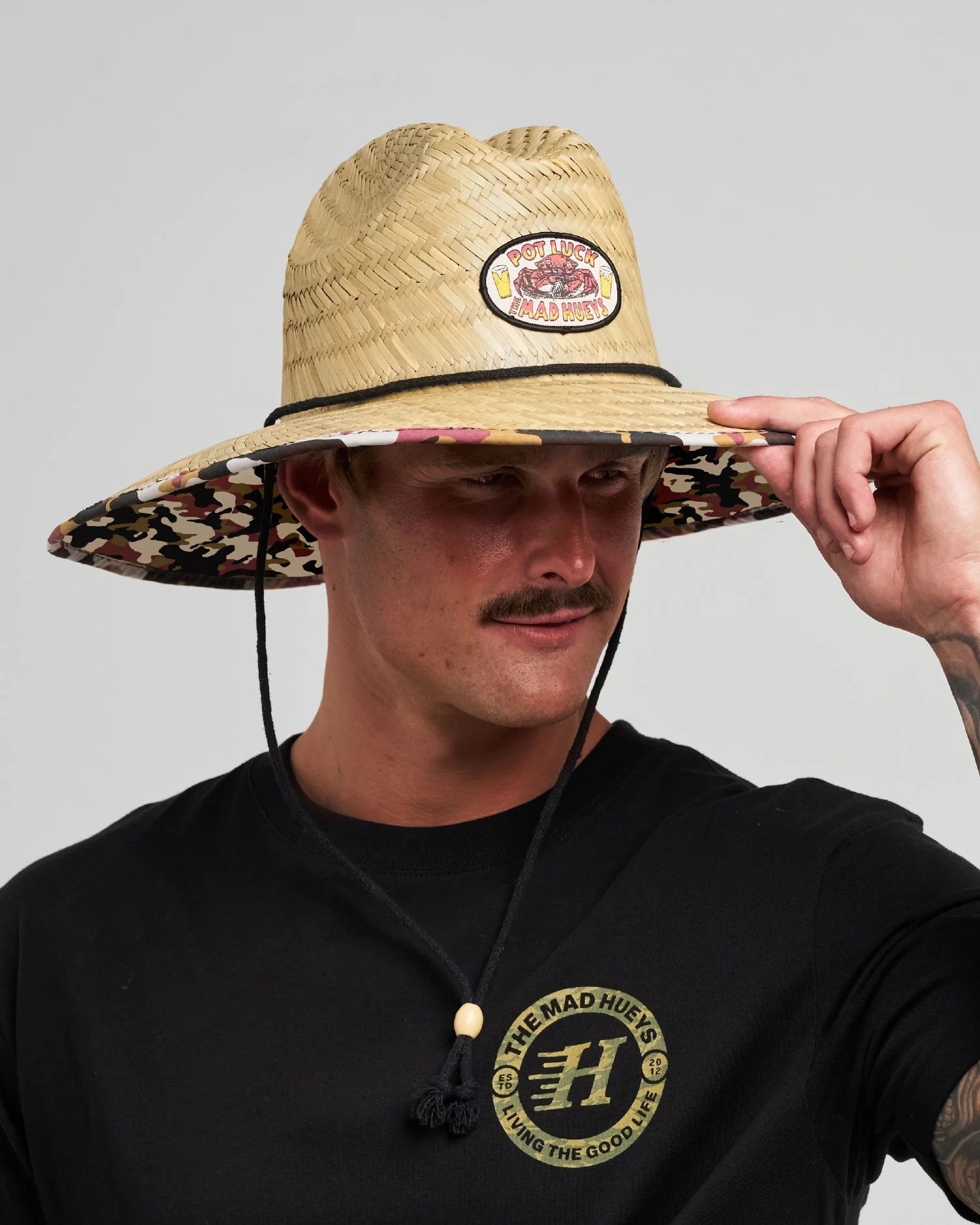 The Mad Hueys Pot Luck Straw Hat