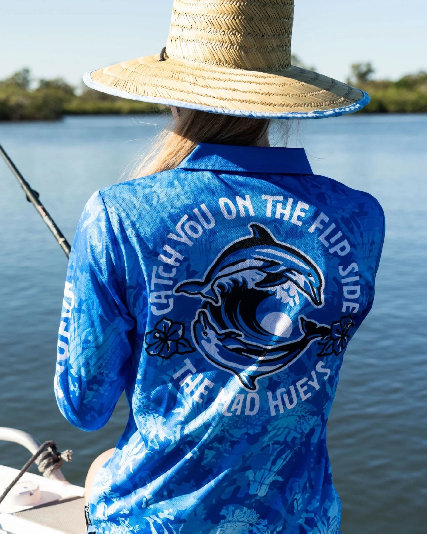The Mad Hueys Flip Side Womens Fishing Jersey UPF50+ 