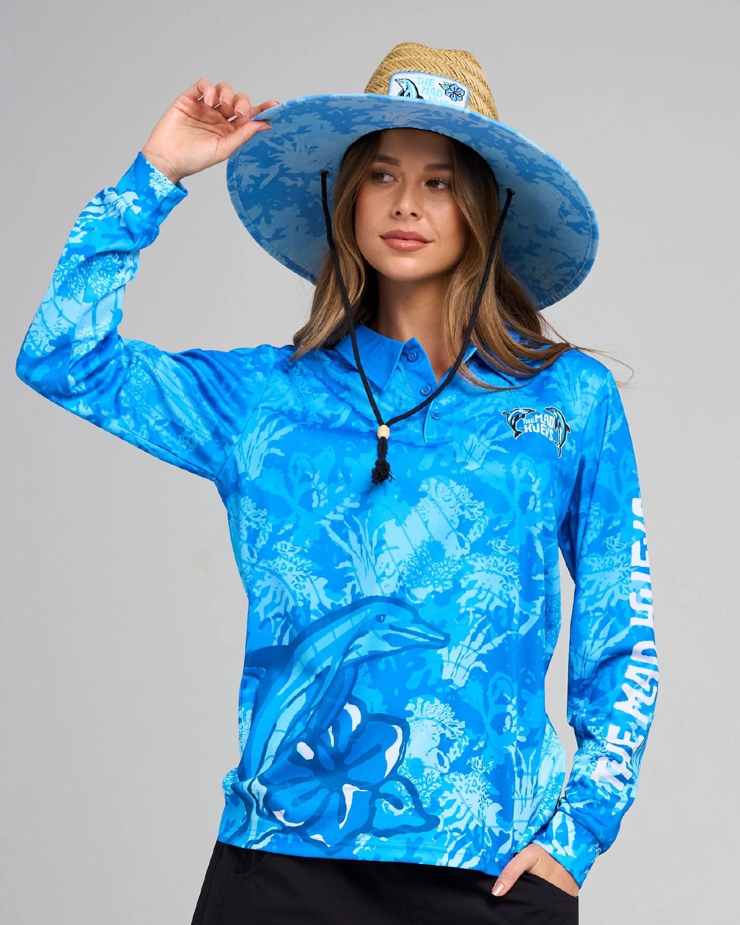 The Mad Hueys Flip Side Womens Fishing Jersey UPF50+ 