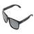 Ocean Angler Ultra Polarised Sunglasses Shiny Black Frame with White Mirror Lens