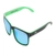 Ocean Angler Ultra Polarised Sunglasses Black/Green Frame with Ice Blue Lens