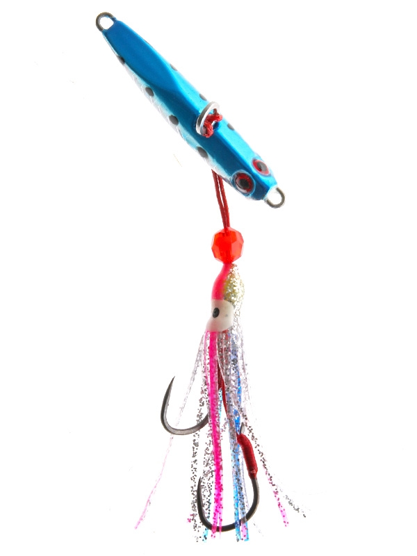 Ocean Angler Jitterbug Inchiku Lure 20g Blue Silver