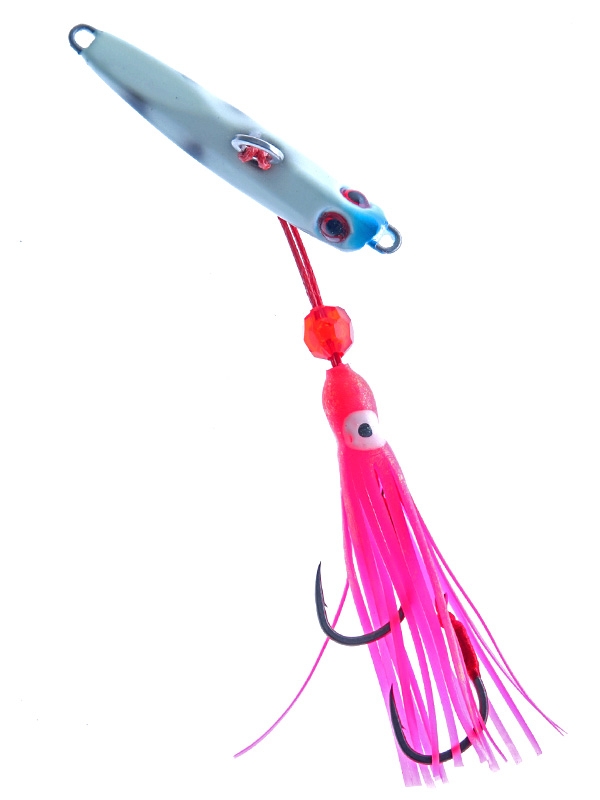 Ocean Angler Jitterbug Inchiku Lure 20g Leopard Pink