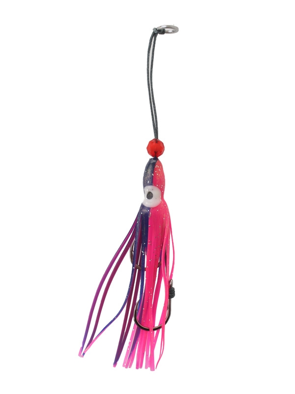 Ocean Angler Jitterbug Replacement Assist Rig Purple Red 3in Qty 2
