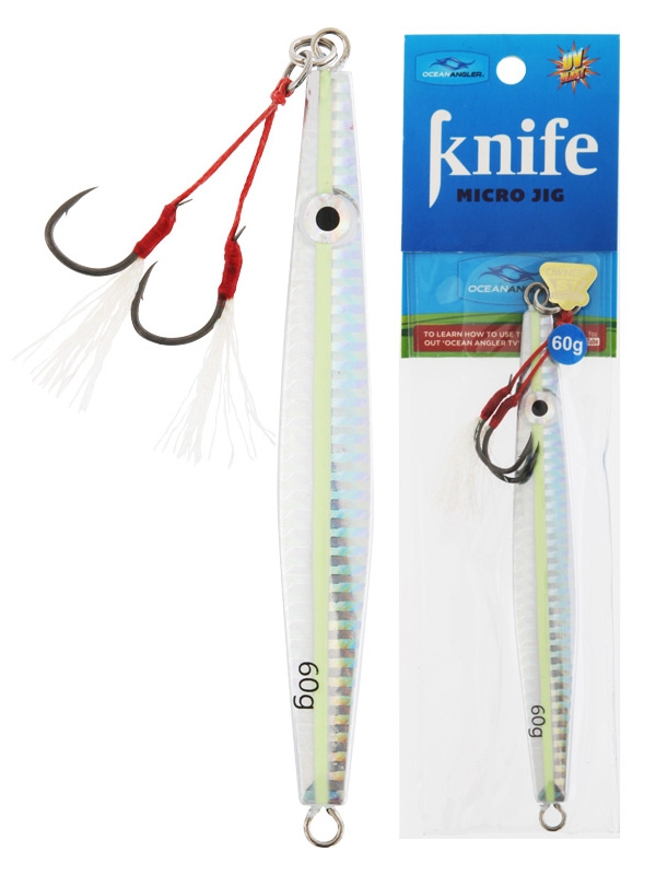 Ocean Angler Knife Micro Jig 60g Silver