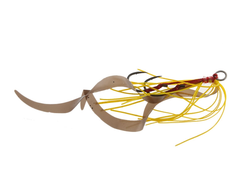 Ocean Angler Slider Rig Curly Tail Skirts Bruised Banana