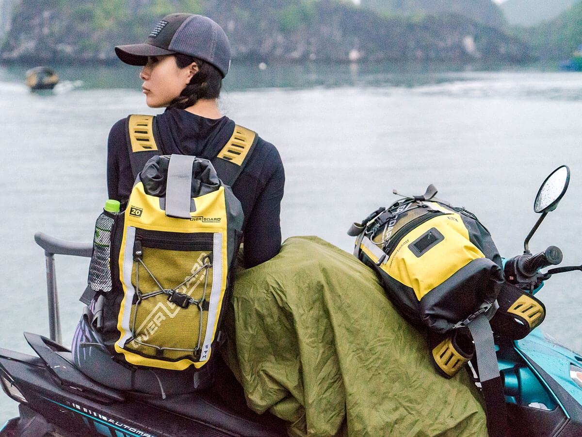 OverBoard Pro-Sports Waterproof Backpack 20L Yellow