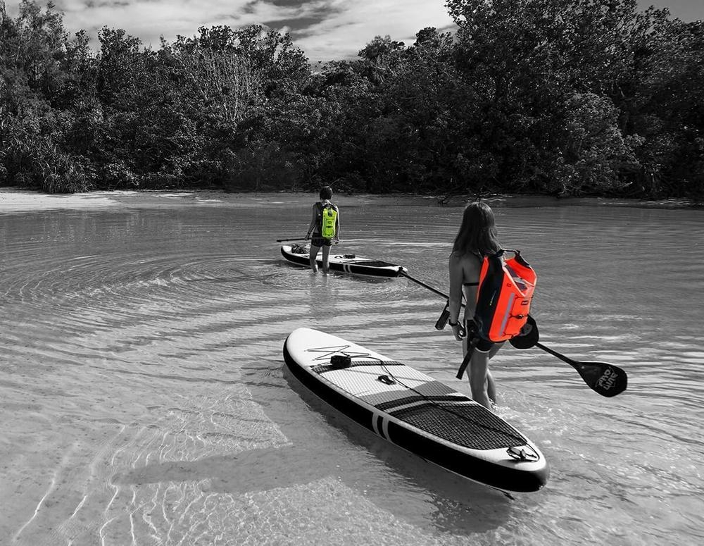 OverBoard Pro-Vis Waterproof Dry Bag Backpack 30L Hi-Vis Orange