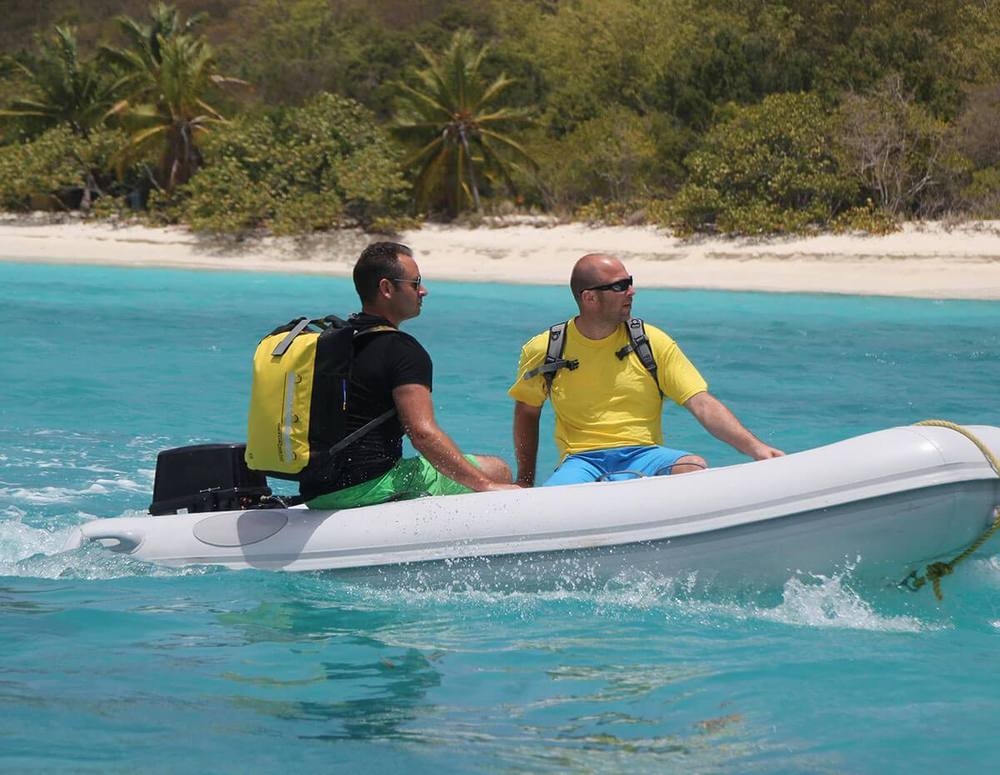 OverBoard Classic Waterproof Dry Bag Backpack 45L Yellow