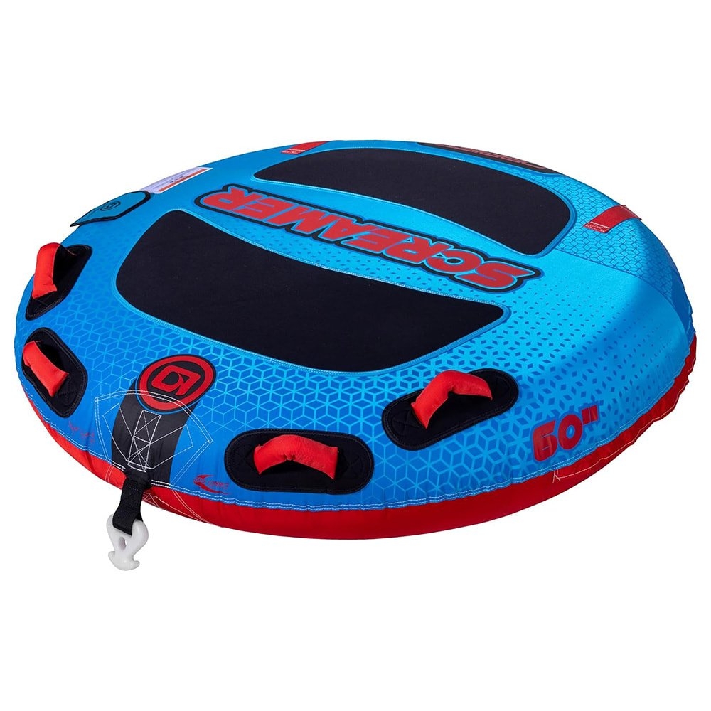 O'Brien Screamer 1-Person Inflatable Towable Sea Biscuit Ski Tube 152cm