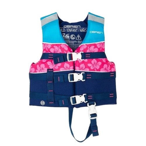 O'Brien Nylon Child Life Jacket Pink 14-24kg