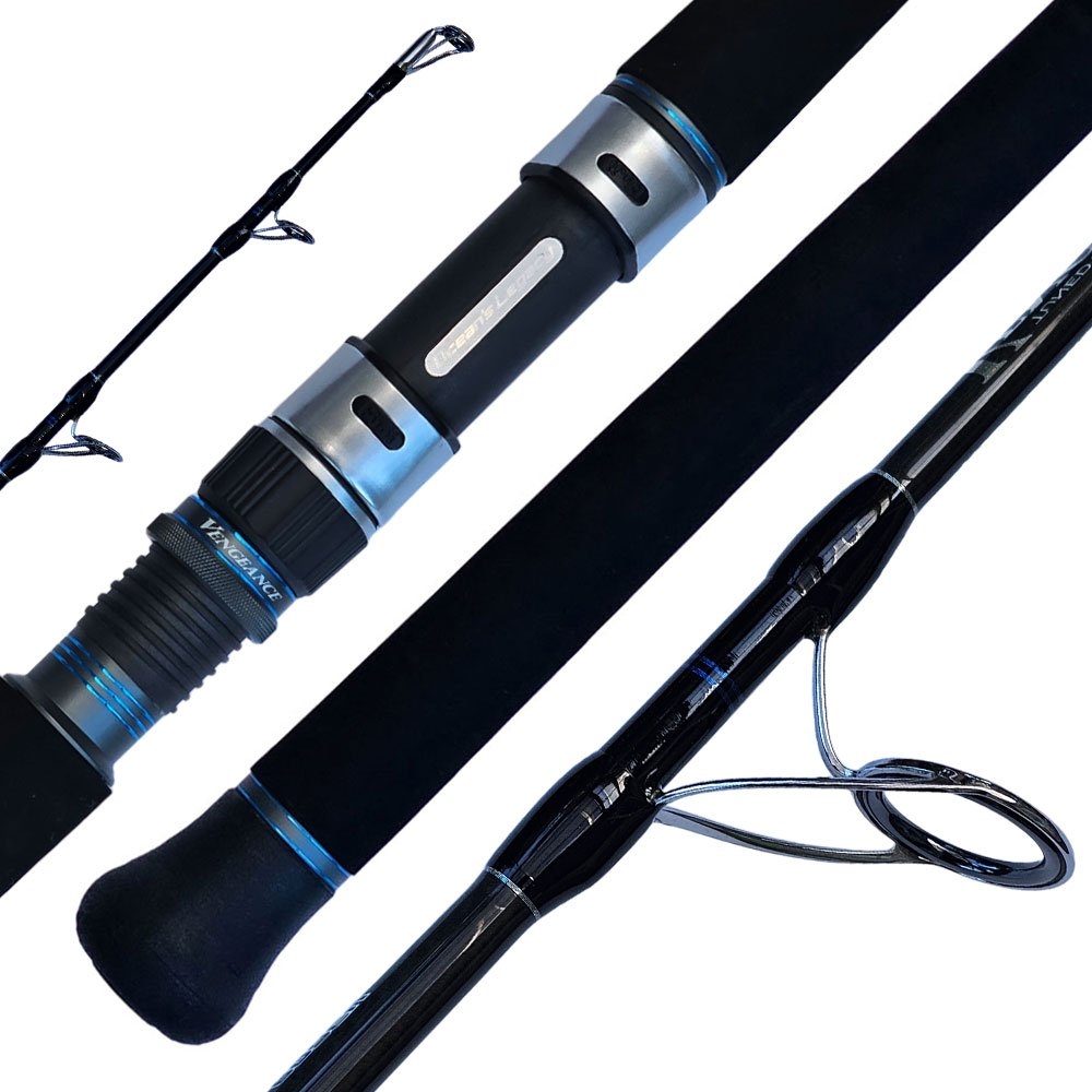 Ocean's Legacy Vengeance Mechanical Spin Jig Rod 5ft 2in PE4-8 1pc