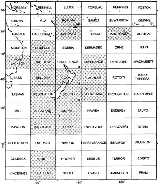 Oceanic Bathymetric Chart