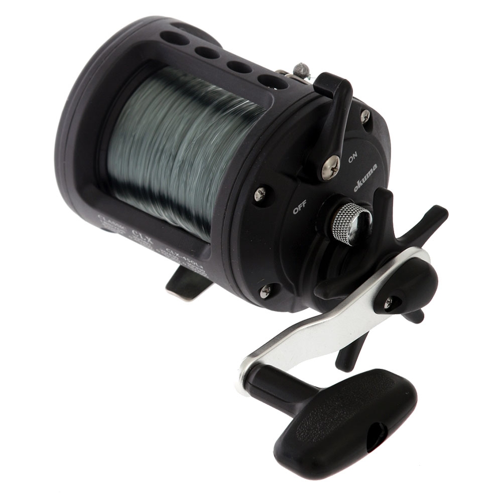 Okuma Classic CLX450 Levelwind Big Boat Combo with Line 6ft 10-15kg 1pc