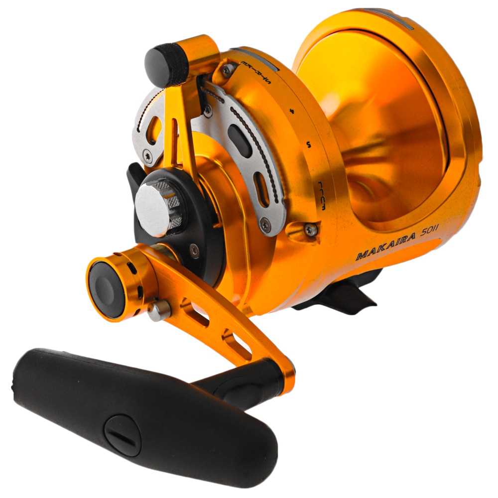 Okuma Makaira Gold 50 2-Speed Open Top Tournament Concept Game Combo 5ft 10in 24-37kg 1pc