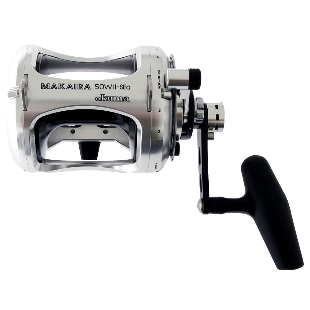 Okuma Makaira Silver 50W 2-Speed Stand-Up Game Combo with ALPS Bearing Rollers 5ft 8in 24kg 1pc