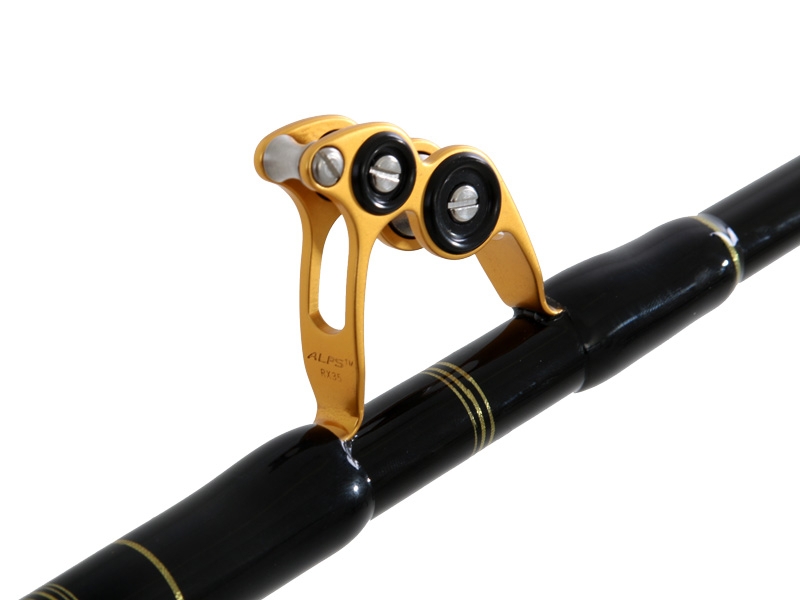 Okuma Makaira Stand-Up Game Rod with ALPS Bearing Rollers Black/Gold 5ft 8in 24kg 1pc