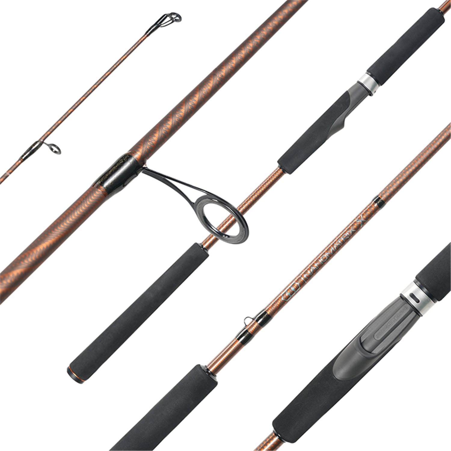 Okuma Nanomatrix x Softbait Spin Rod 7ft 4in 8-12kg 2pc