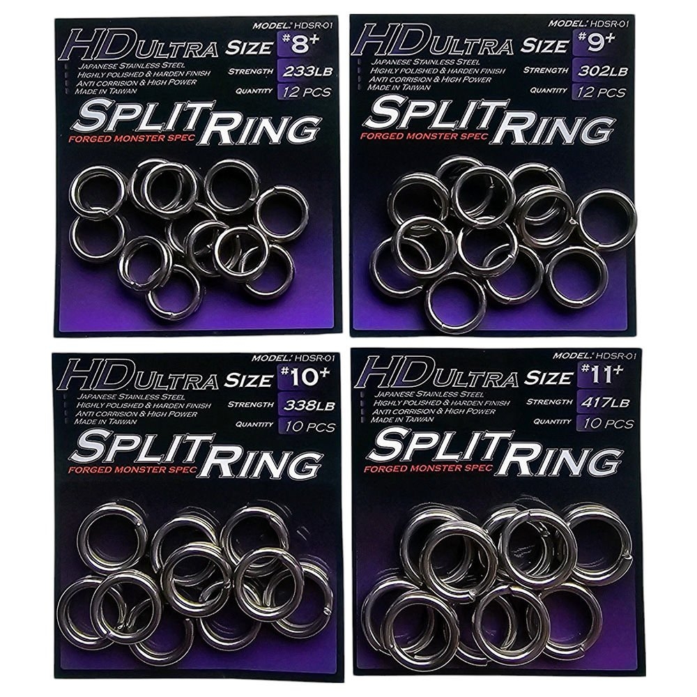Ocean's Legacy Monster Stainless Steel HD Split Rings