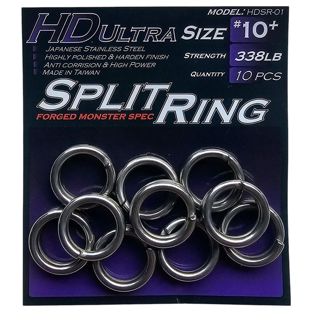 Ocean's Legacy Monster Stainless Steel HD Split Rings
