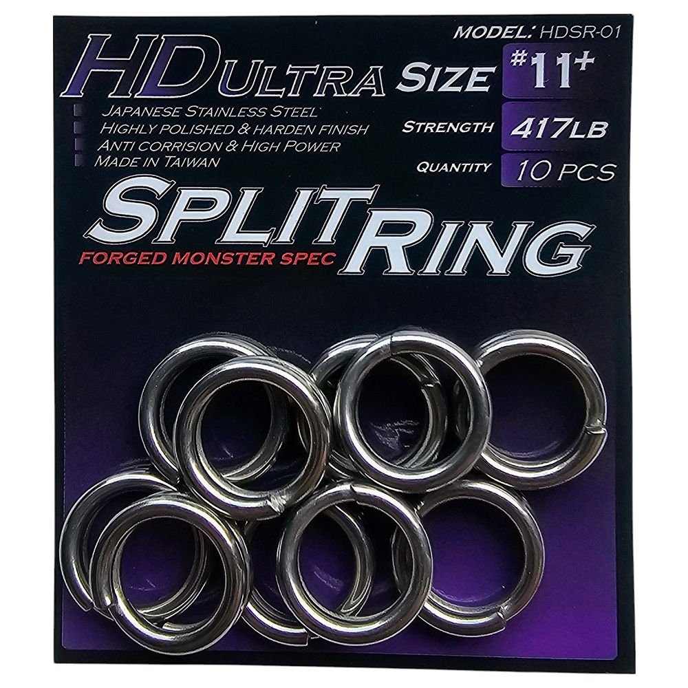Ocean's Legacy Monster Stainless Steel HD Split Rings