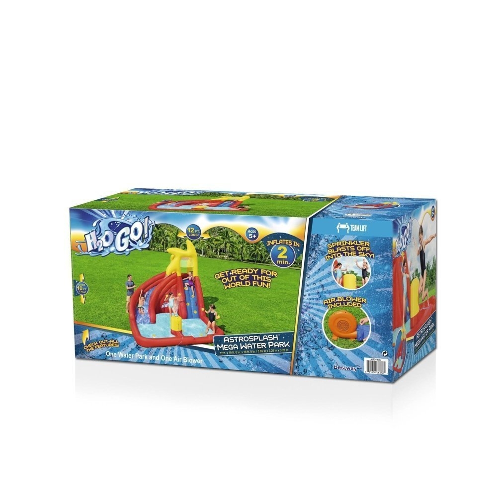 H2OGO! Astrosplash Kids Inflatable Mega Water Park 10ft 9in
